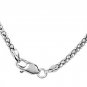 STERLING SILVER 2mm ITALY POPCORN STYLE 18" NECKLACE