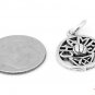 STERLING SILVER BASKETBALL CHAMPS CHARM & BOX CHAIN NECKLACE