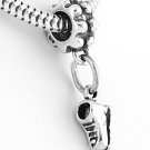 STERLING SILVER DANGLING BABY ICE SKATE EUROPEAN BEAD