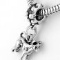 STERLING SILVER DANGLING 3D CHIHUAHUA DOG EUROPEAN BEAD