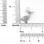 STERLING SILVER 3D PELICAN CHARM/PENDANT