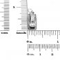 STERLING SILVER 3D MEDIUM SEWING MACHINE CHARM/PENDANT