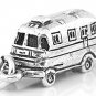 STERLING SILVER 3D MOTOR HOME CHARM/PENDANT