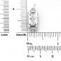 STERLING SILVER 3D MOTOR HOME CHARM/PENDANT