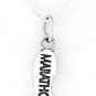 STERLING SILVER MARATHON SHOW PRINT CHARM with 16" NECKLACE