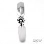 STERLING SILVER ROUND CUT ENGAGEMENT RING SZ 8