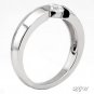 STERLING SILVER ROUND CUT ENGAGEMENT RING SZ 8