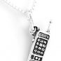 STERLING SILVER CELL PHONE CHARM WITH 16" NECKLACE