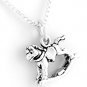 STERLING SILVER ROCKING HORSE CHARM WITH NECKLACE
