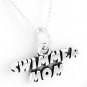 STERLING SILVER SWIMMER MOM CHARM WITH NECKLACE