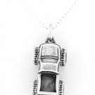 STERLING SILVER MONSTER TRUCK 3D CHARM WITH NECKLACE