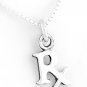 STERLING SILVER RX SYMBOL CHARM NECKLACE
