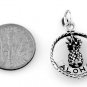 STERLING SILVER HAWAII ALOHA PINEAPPLE CHARM/PENDANT