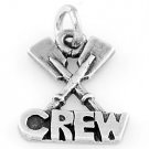 STERLING SILVER 12 PIECES ROWING CREW CHARM/PENDANT