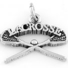 STERLING SILVER 12 PIECES LACROSSE STICKS CHARM/PENDANT