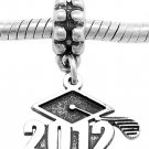 STERLING SILVER CLASS OF 2012 GRADUATION EUROPEAN BEAD