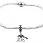 STERLING SILVER CLASS OF 2012 GRADUATION EUROPEAN BEAD