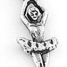 STERLING SILVER BALLERINA CHARM/PENDANT