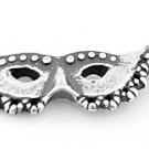 STERLING SILVER MARDIS GRAS/ MASQUERADE MASK CHARM