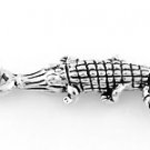 STERLING SILVER SMALL ALLIGATOR CHARM/PENDANT