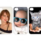 Personalized iPhone 4 4S 5 - Custom Monogrammed / Picture Hard Case White Cover