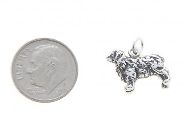 STERLING SILVER COCKER SPANIEL PUPPY DOG CHARM