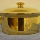 RARE Hall Golden Glo 7.5" Casserole 22 ct. gold-plated