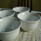 4 White Pottery Barn Cereal Bowls