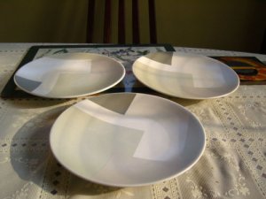 3 Mikasa Interlude JK401 Casual Classics Salad Plates