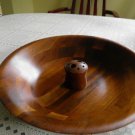 Vermillion walnut nut bowl WOW!