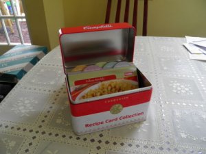 Campbells Soup Recipe Box