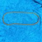 Vintage Retro Gold tone 24" flat braided chain 80s