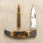 Handmade Stainless @ Bone Folding Pocket Purse Knife