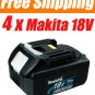 4 Pieces ★ Makita BL1830 18V 3.0 Ah 18Volt Li-Ion Battery Pack - USD 165.00 Free Shipping!