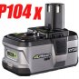 4 PC ★ RYOBI 18V P104 Lithium-Ion Battery ONE+ Powerful - USD 161.00 Free Shipping!