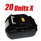 20 Units x Makita 18 v lithium-ion battery BL1830 NEW - 899.00 USD TOTAL Free Shipping!