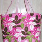 Handcrafted Stand Alone Sturdy Two Handled Tote Bag-Bright Pink