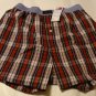 NEW Tommy Hilfiger plaid Boxers size S 28-30 one pair