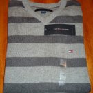 NWT Mens Tommy Hilfiger Gray v-neck sweater size XS NEW