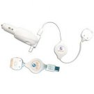 Retractable iPod Charger-White