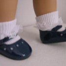 NAVY BLUE PATENT SHOES & SOCKS FIT AMERICAN GIRL DOLLS