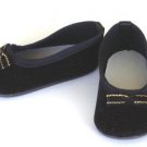 BLACK VELVET SLIP ON SHOES  FIT AMERICAN GIRL DOLLS