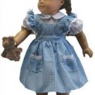 DOROTHY WIZARD OF OZ COSTUME  FOR AMERICAN GIRL DOLL