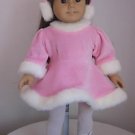 PINK ICE SKATING OUTFIT & EAR MUFFS FITS AMERICAN GIRL