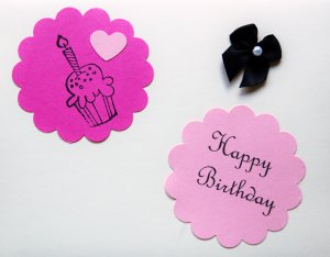 cupcake birthday card