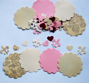 Variety Bulk Paper Punch Outs (120 pieces)