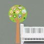 Kids round circle tree vinyl wall decal bunny Elephant with Carter's Forest Friends