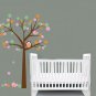 Kids tree vinyl wall decal with birds owl children nursery playroom wall stickers