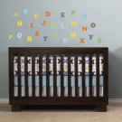 Kids Letters of the Alphabet abc can do it in any colors A-Z removable nursery vinyl wall decal