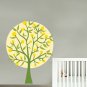 Lemon tree vinyl wall decal coordinates with Oh, What a Beautiful Morning Crib Bedding